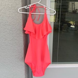 Victoria’s Secret pink ruffle cut o…